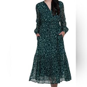 Olivia James Lydia Dress - Geo Spot Lush size medium